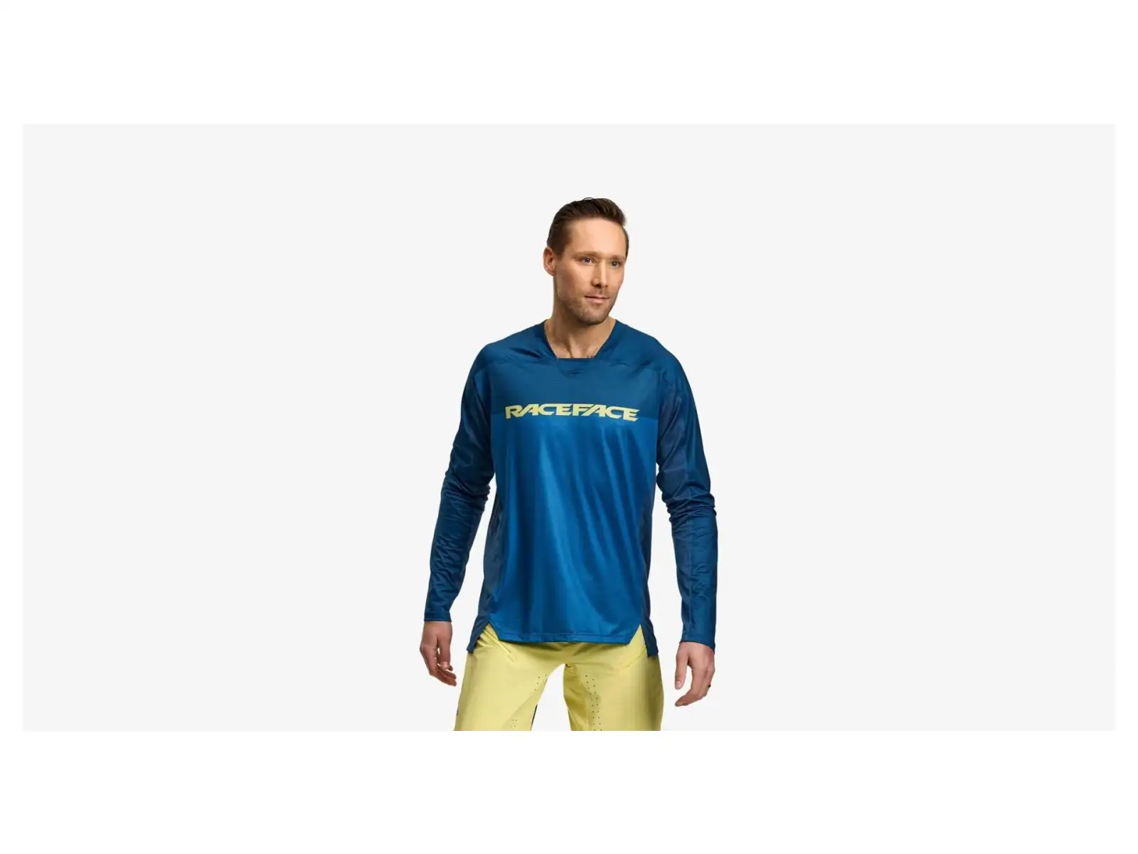 Race Face Diffuse pánsky dres s dlhým rukávom navy