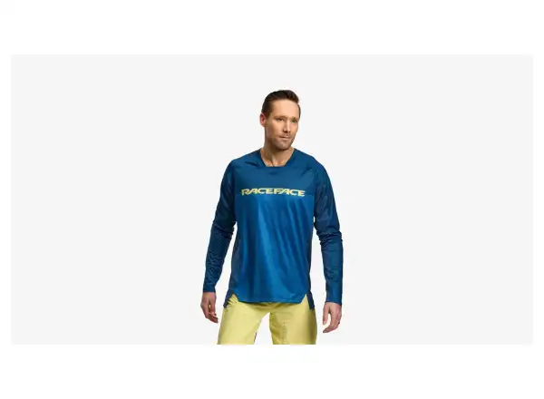 Race Face Diffuse pánsky dres s dlhým rukávom navy