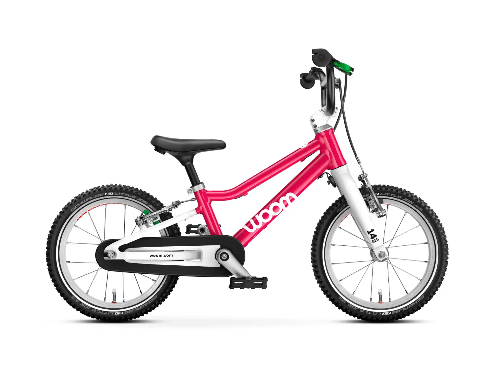 Woom GO 2 Hot Pink 14 detský bicykel