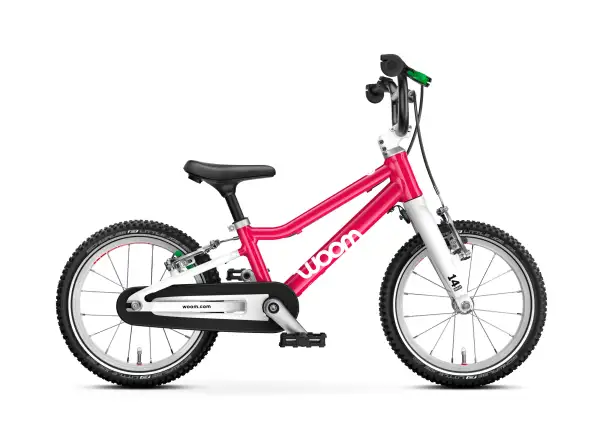 Woom GO 2 Hot Pink 14 detský bicykel
