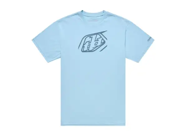 Troy Lee Designs Badge pánske tričko krátky rukáv Dawn blue