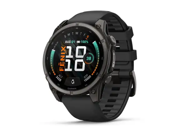 Garmin Fénix 9 – 47 mm inteligentné hodinky Carbon gray DLC Titanium/Black
