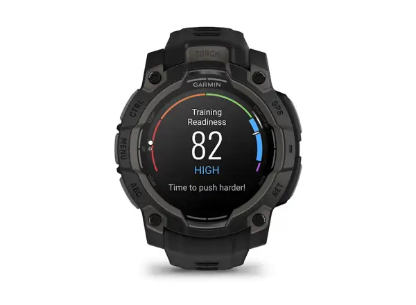 Garmin Instinct 3 Amoled 45 mm inteligentné hodinky Black/Black remienok