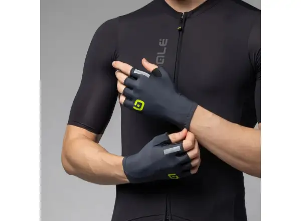 Alé Cima cyklistické rukavice krátke Grey
