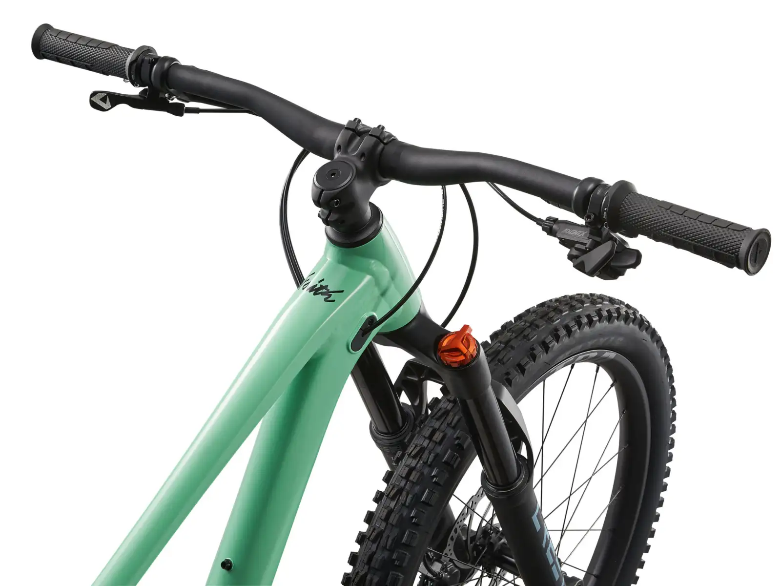Liv Faith 24 detský celoodpružený bicykel Neo Mint