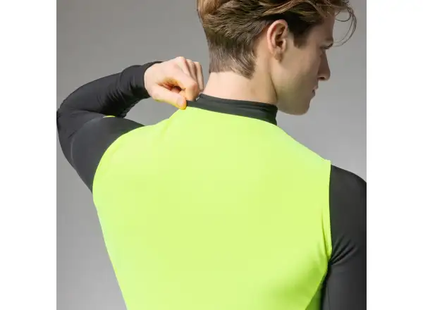 Alé PR-E Thermo 2.0 pánska cyklistická vesta Fluo Yellow