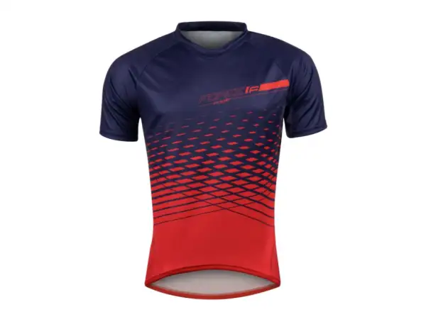 Force Angle MTB pánsky dres krátky rukáv modrá/červená