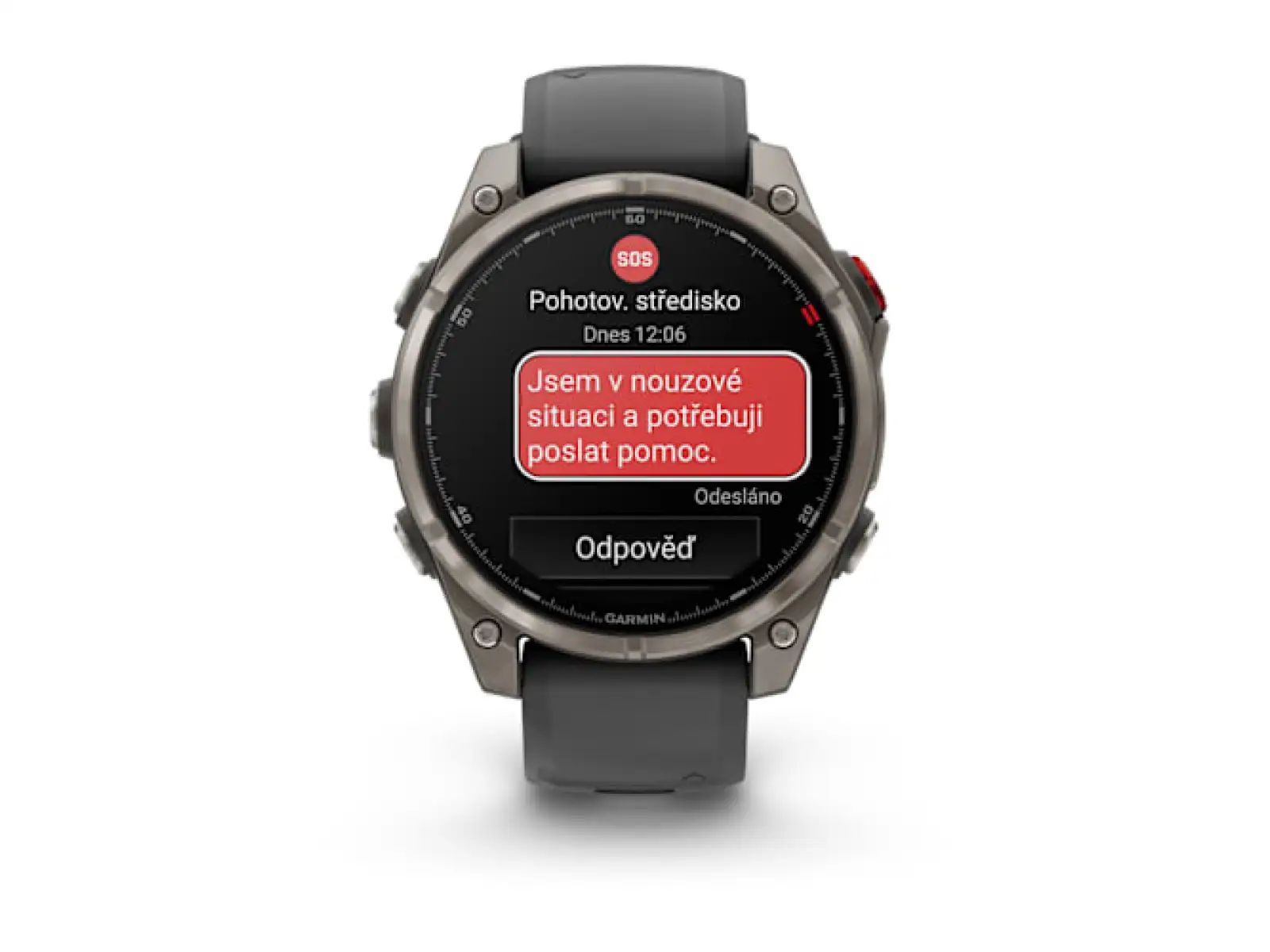 Garmin fenix 8 Pro 47 mm, AMOLED Sapphire, Titanium so silikónovým remienkom Graphite/Black