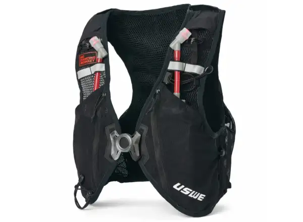 USWE Pace 14 Trail bežecká vesta Carbon Black