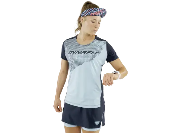 Dynafit Alpine Pro 2v1 Dámska bežecká sukňa s vnútornými šortkami Blueberry Marine Blue