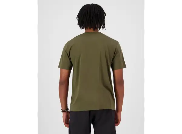 Mons Royale Icon Merino pánske tričko krátky rukáv Dark Olive