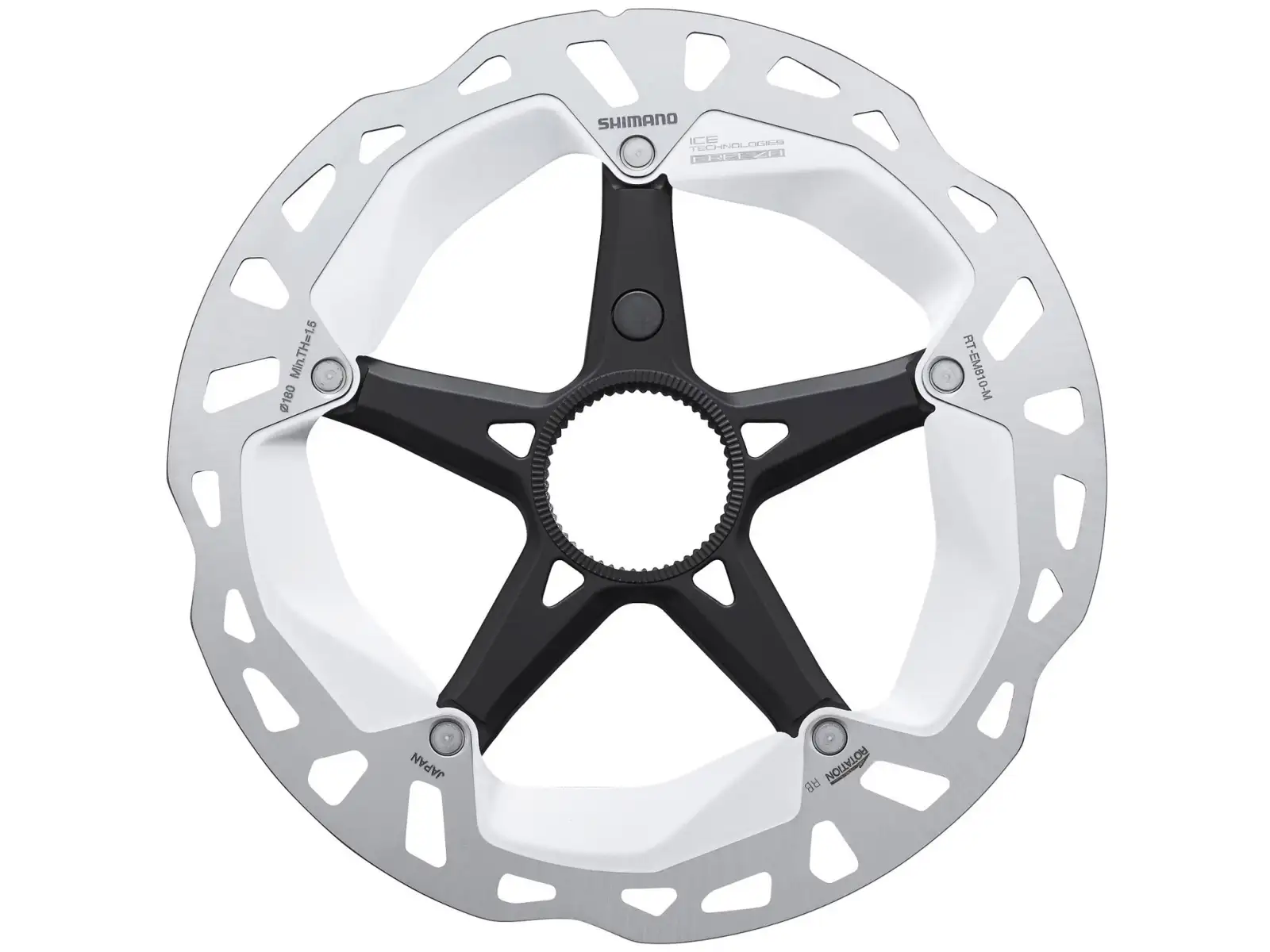 Shimano RT-EM810 brzdový kotúč pre E-Bike 160 mm, center lock, vnútorný lock ring