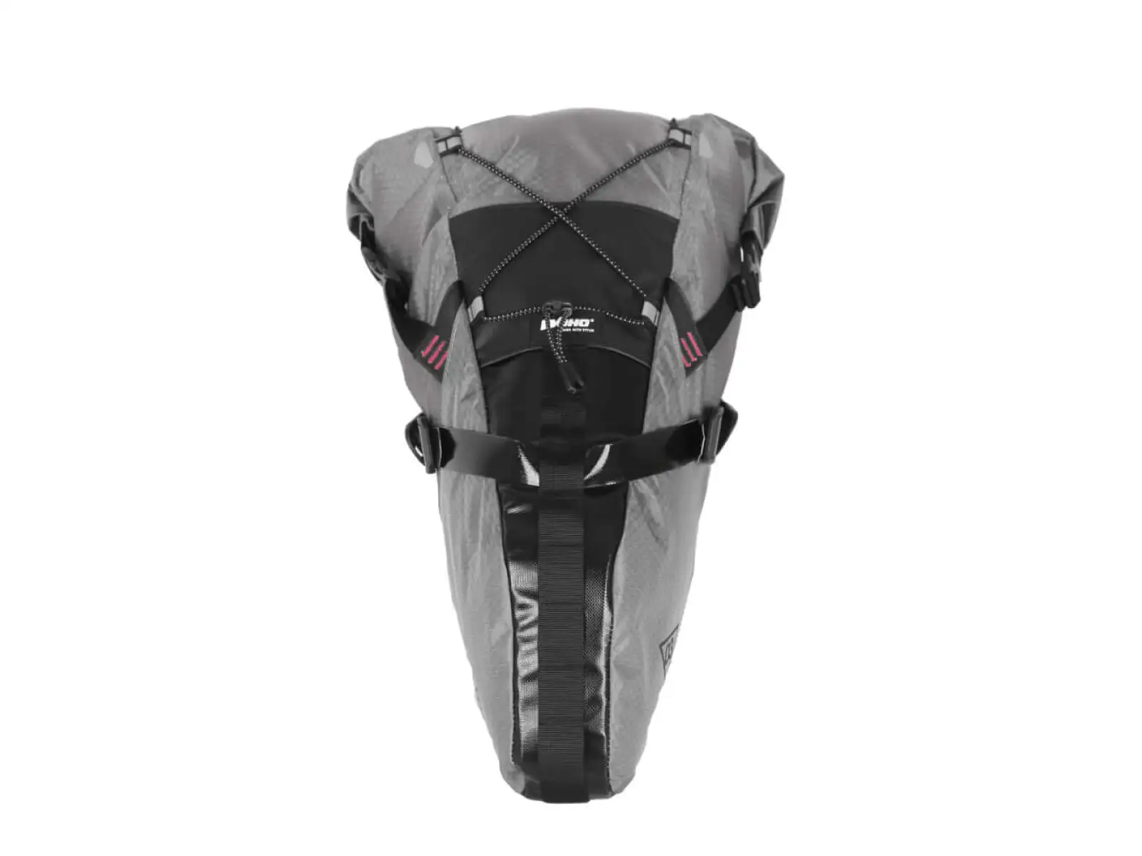 Woho X-Tourning Dry Bag sedlová taška 8-12 l Honeycomb Iron grey veľkosť 2,5 mm M