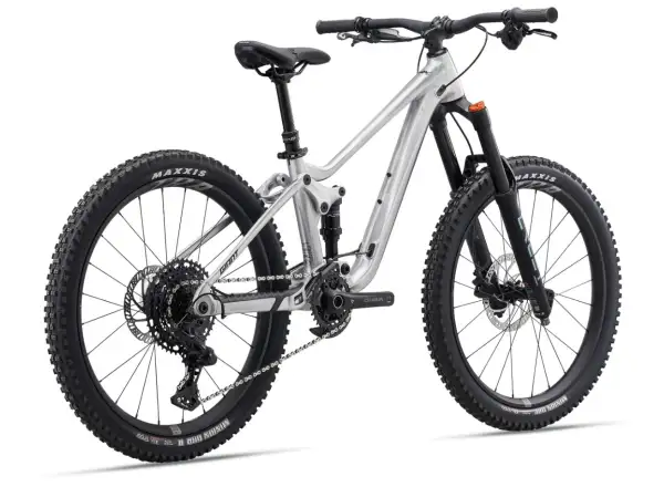 Giant Faith detský celoodpružený bicykel Raw Aluminium