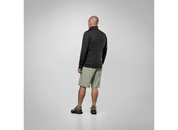 Salewa Puez Cammino Polarlite Half-Zip pánska mikina Black Out