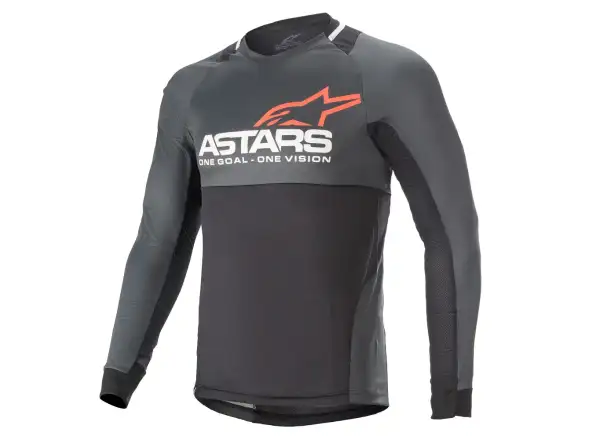 Alpinestars Drop 8.0 pánsky dres s dlhým rukávom Black Coral
