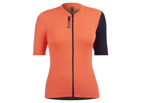 Mavic Essential dámsky dres krátky rukáv Coral/Deep Blue
