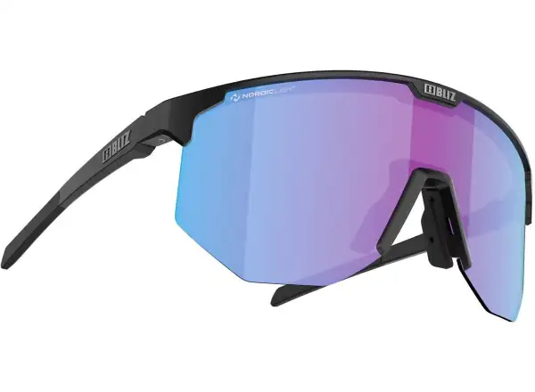 Bliz Hero Nano Optics okuliare Nordic Matt Black/Violet/Blue Multi cat. 2