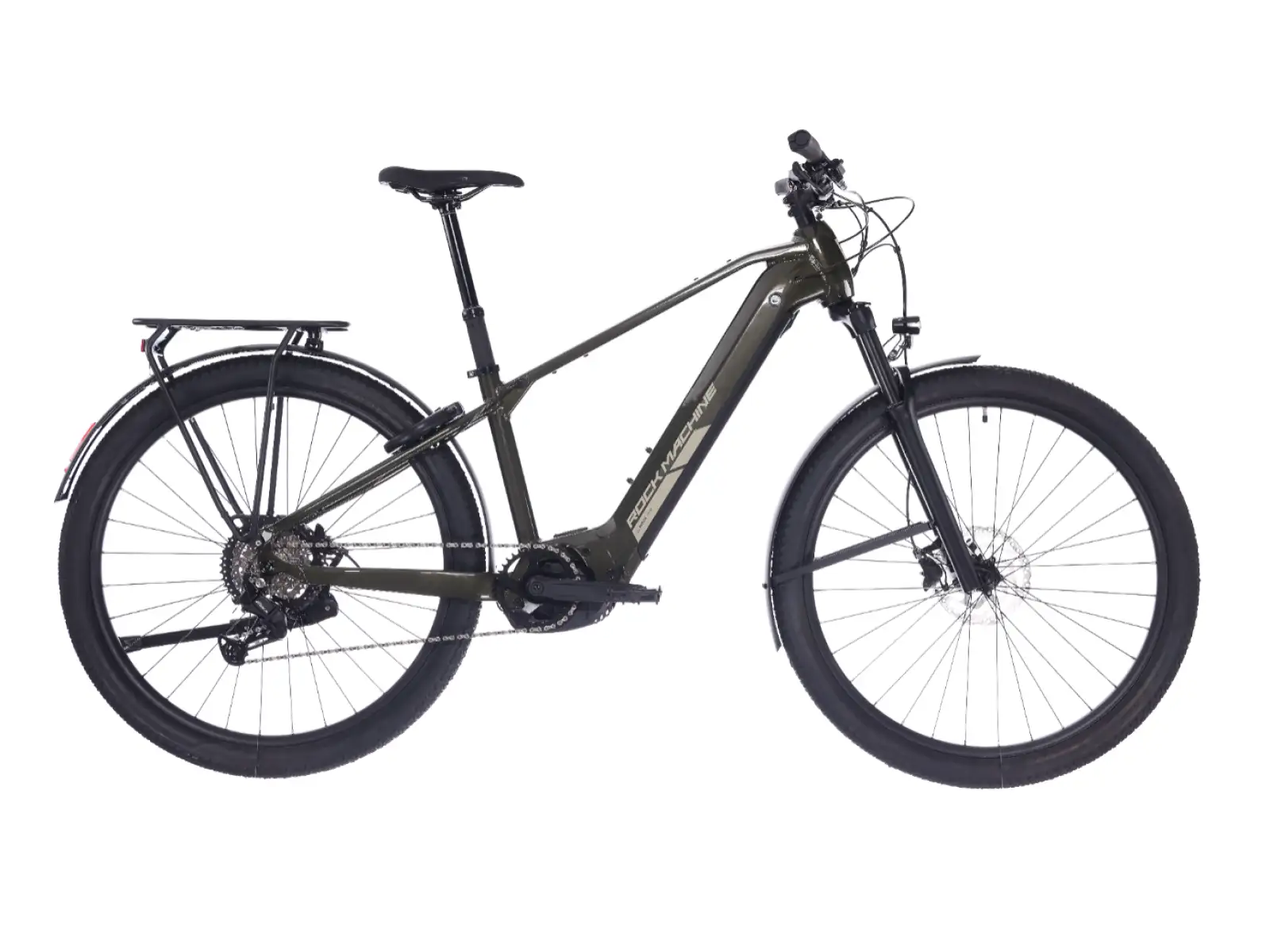 Rock Machine eBlizz B70T horský elektrobicykel Gloss Dark Forest