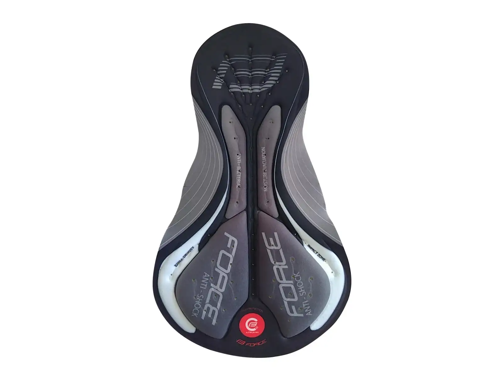 Force Storm pánske MTB šortky s podšívkou black/grey