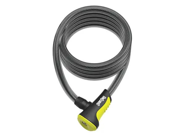 ONGUARD zámok lanko 1200x8 mm žltý 2kľúče