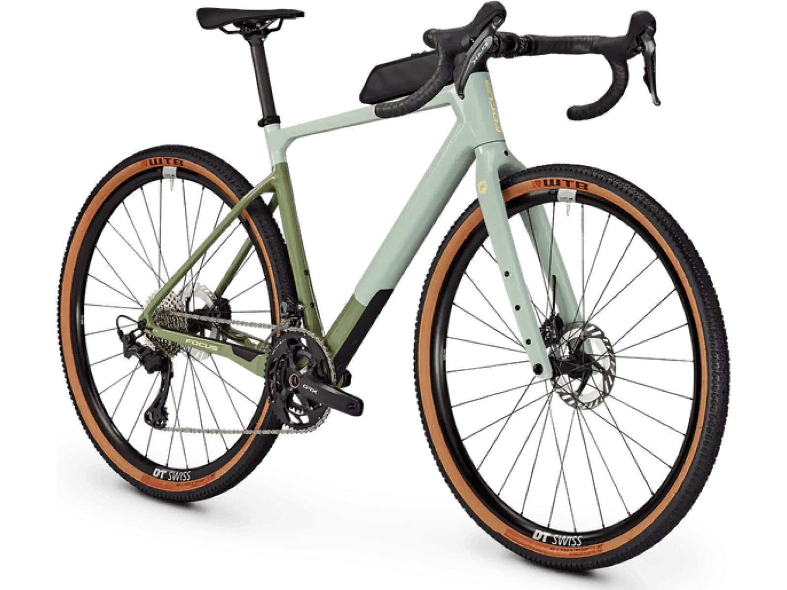 Focus Atlas 8.8 DI gravel bicykel Skygrey Glossy/Mineralgreen Glossy
