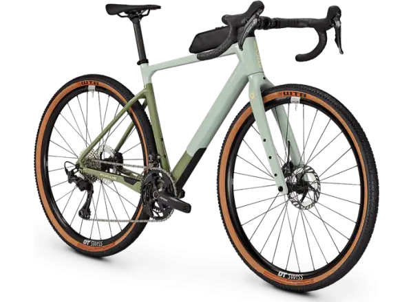 Focus Atlas 8.8 DI gravel bicykel Skygrey Glossy/Mineralgreen Glossy
