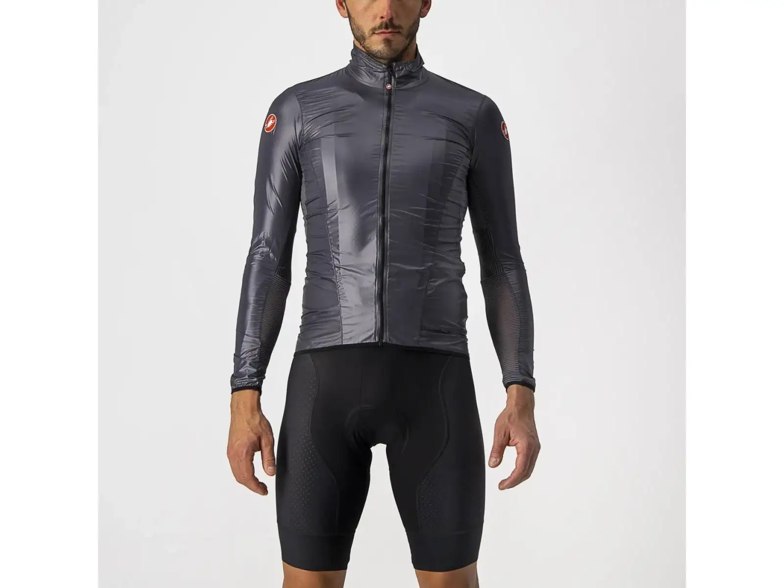 Castelli Aria Shell pánska bunda Dark Gray