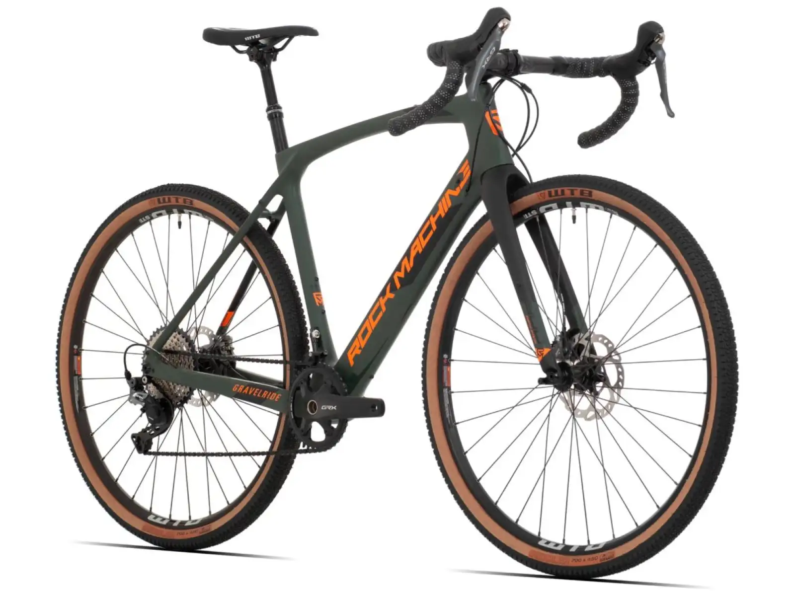 Rock Machine Gravelride CRB 900 khaki/oranžová gravel bicykel