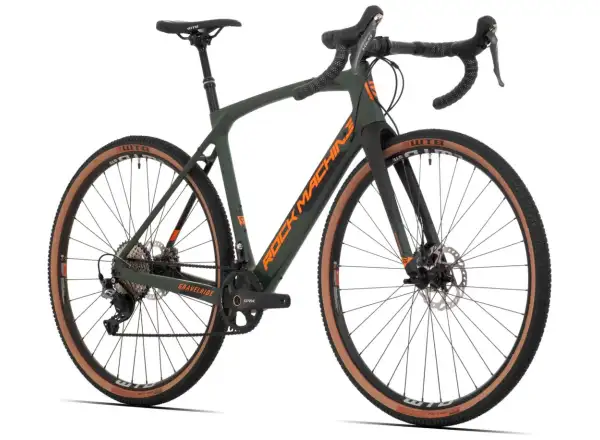 Rock Machine Gravelride CRB 900 khaki/oranžová gravel bicykel