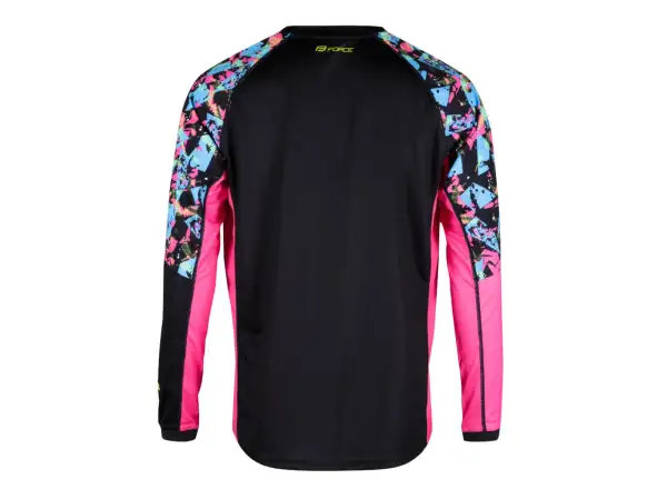 Force Reckless unisex dres s dlhým rukávom black/pink/fluo