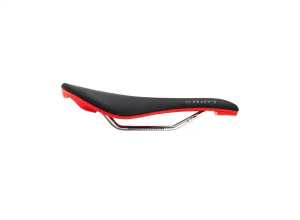 Peatys Monarch sedlo TI-MX Rail / Nylon Base Red