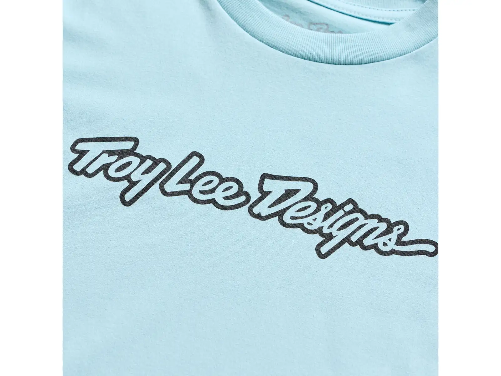Troy Lee Designs Signature detské tričko s krátkym rukávom Dawn Blue