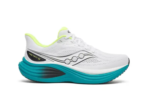 Saucony Triumph 24 pánske bežecké topánky White/Tranquil