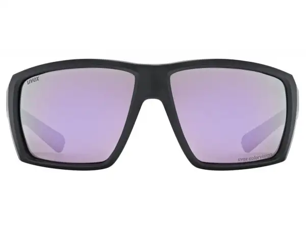Uvex MTN Venture ColorVision okuliare Black Matt/Mirror Lavender/Pink