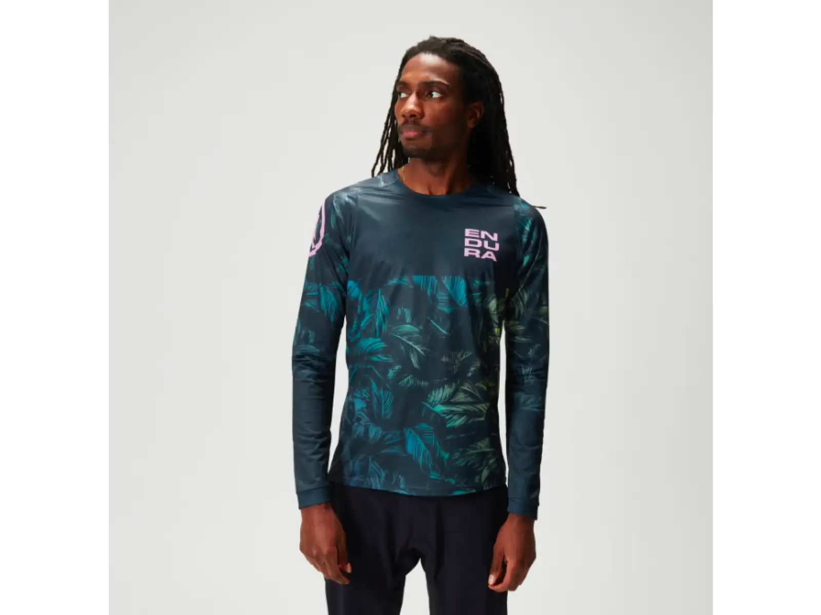 Endura Tropical Print LTD pánsky dres dlhý rukáv Grey