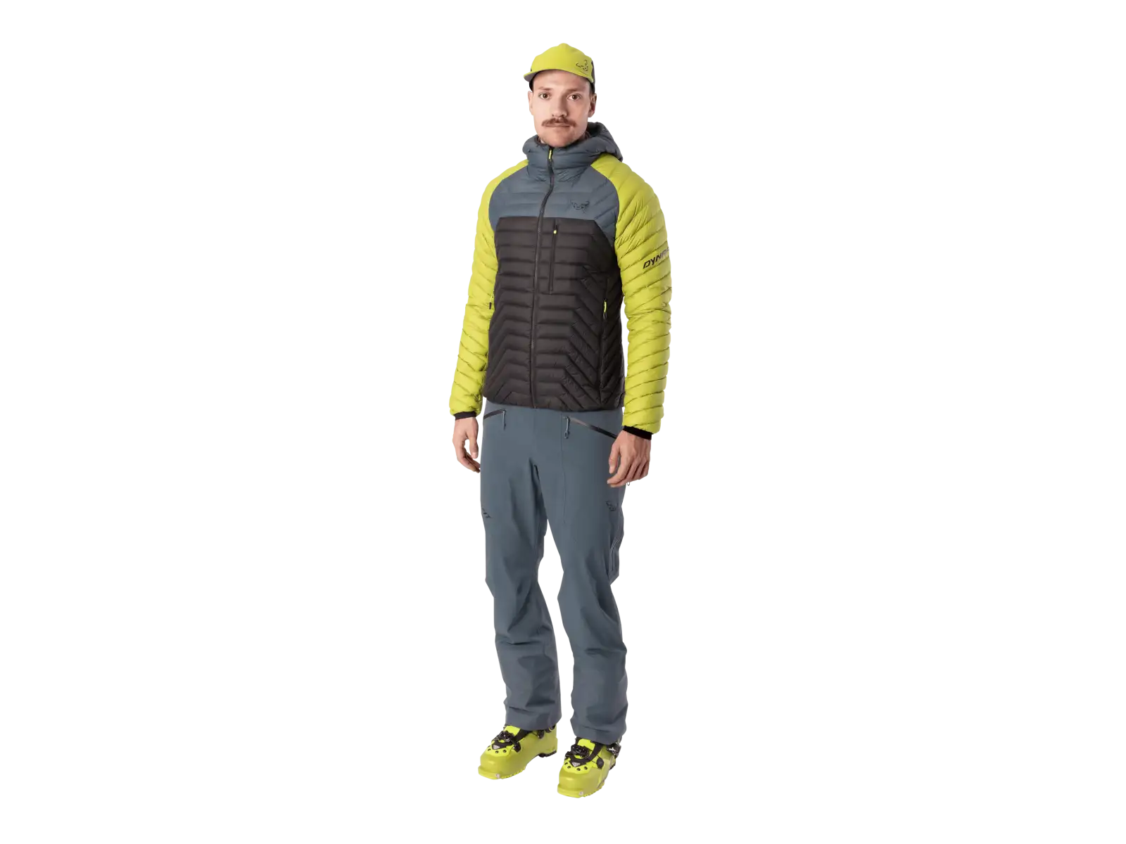 Dynafit Radical RDS Down Hooded pánska bunda Golden lime/0720/0910