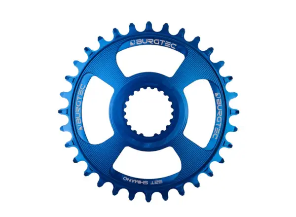 Burgtec Thick Thin DM Shimano prevodník 34 zubov modrá