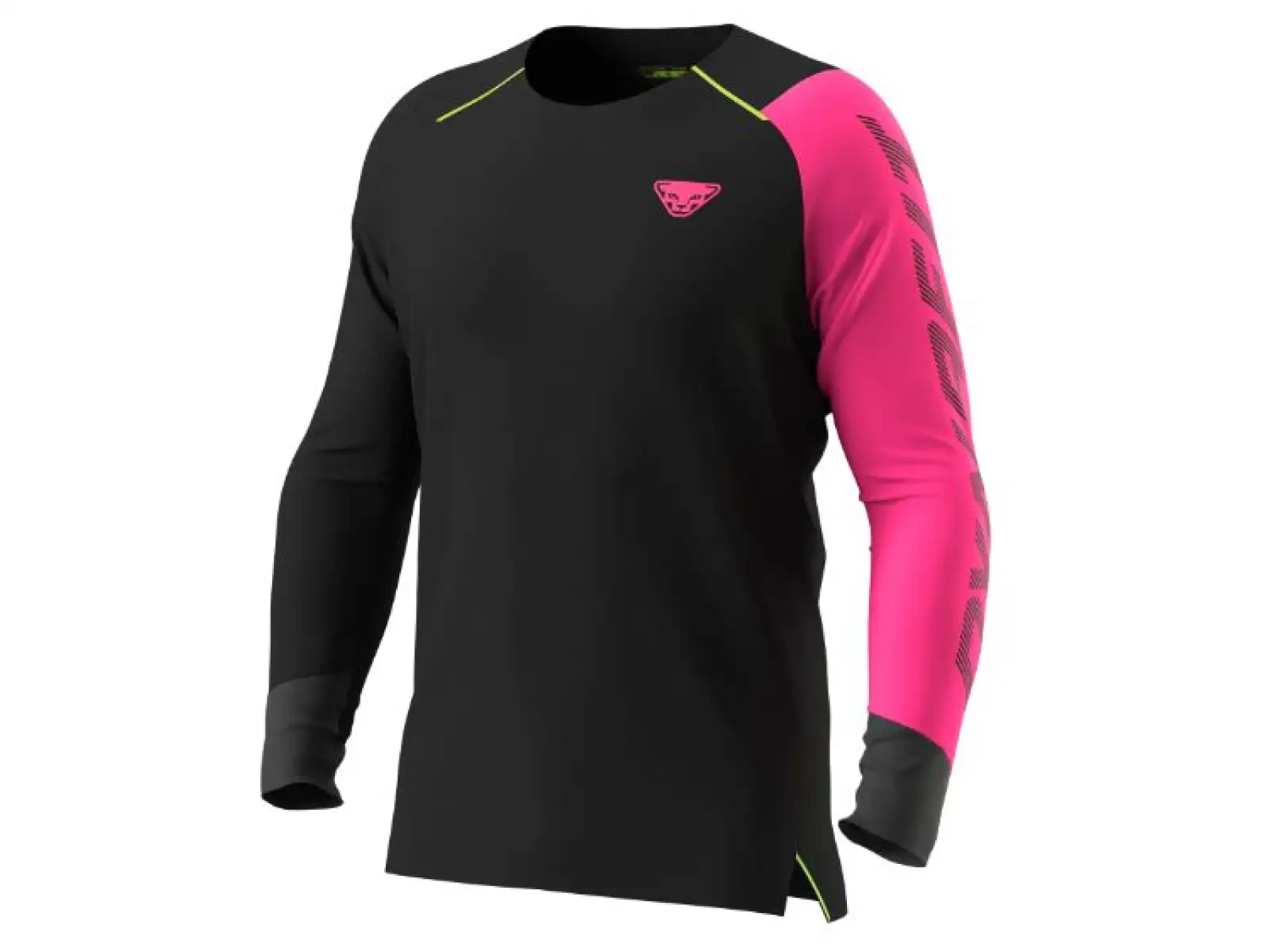 Dynafit DNA pánske tričko dlhý rukáv Pink Glo