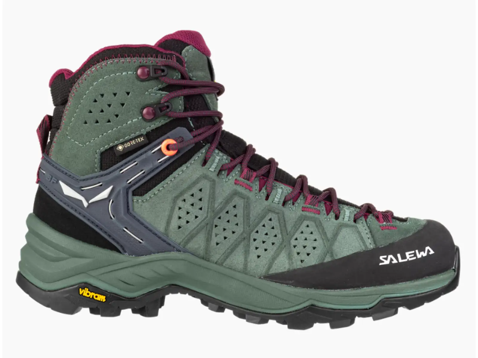 Salewa Alp Trainer 2 Mid GTX dámske topánky Duck Green/Rhododendon