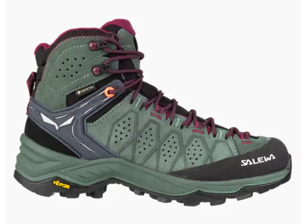 Salewa Alp Trainer 2 Mid GTX dámske topánky Duck Green/Rhododendon