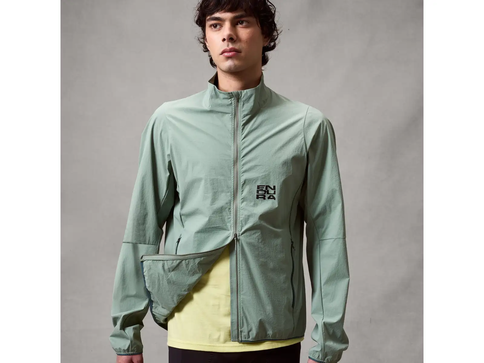 Endura Alltrack Ride Packable pánska bunda Sage green