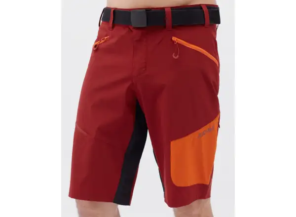 Silvini Rango Pro pánske šortky Merlot/Orange