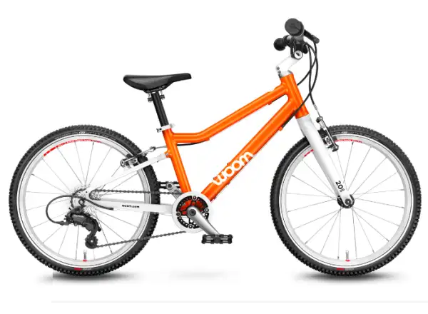 Woom 4 Flame Orange 20 detský bicykel