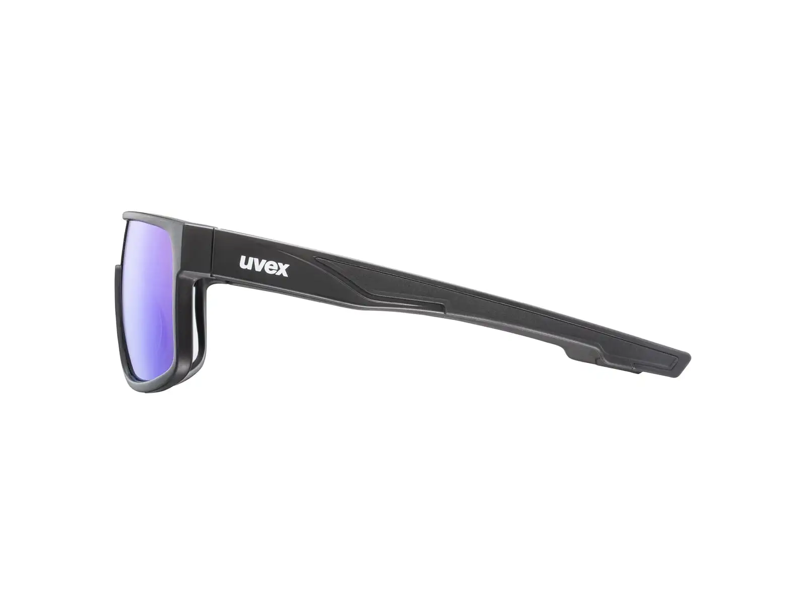 Uvex LGL 51 cyklistické okuliare Black Mat/Mirror Green