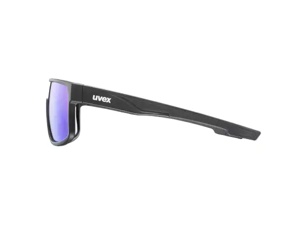 Uvex LGL 51 cyklistické okuliare Black Mat/Mirror Green