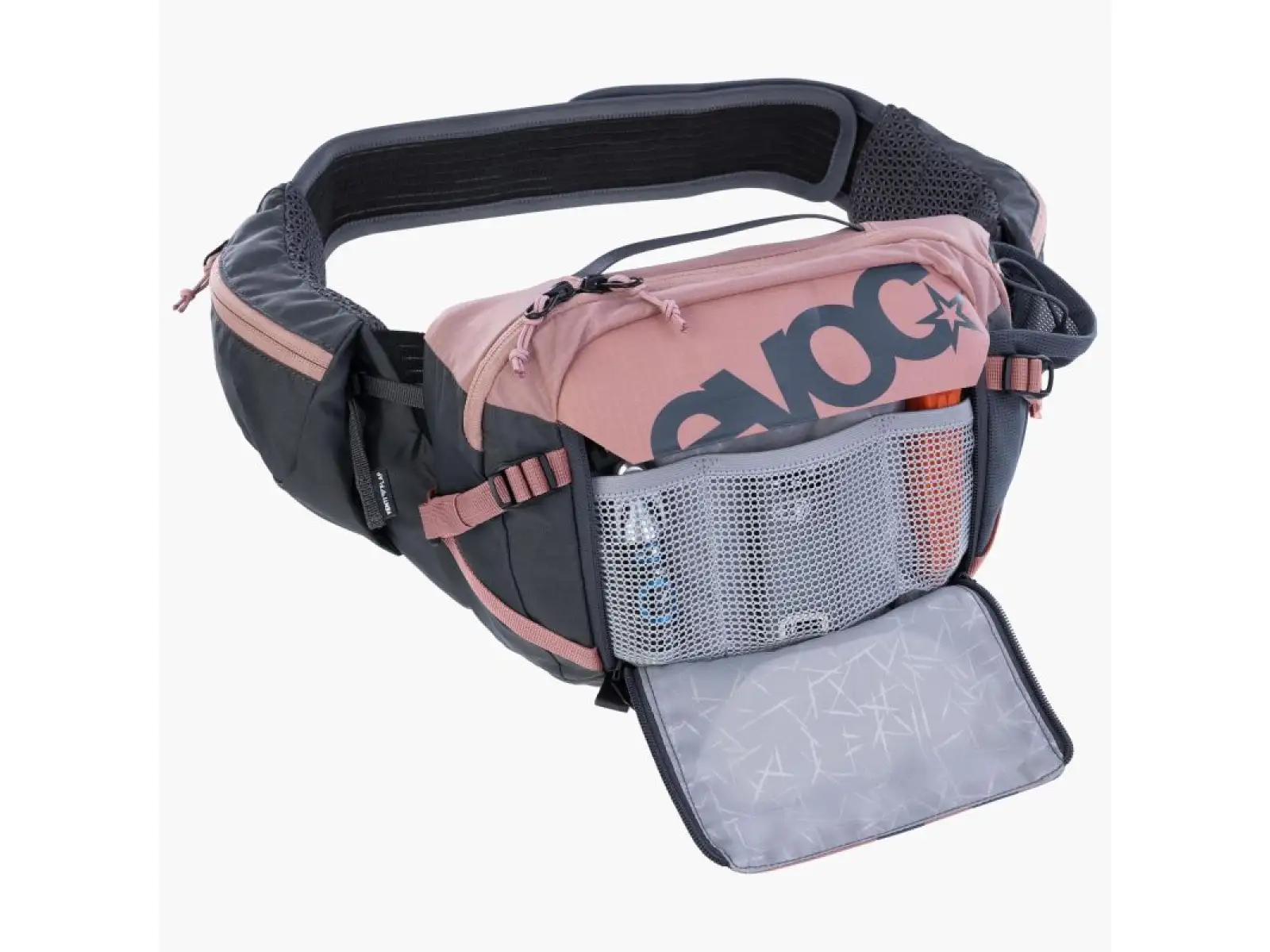 Evoc Hip Pack Pro 3 l ľadvinka Dusty Pink/Carbon Grey