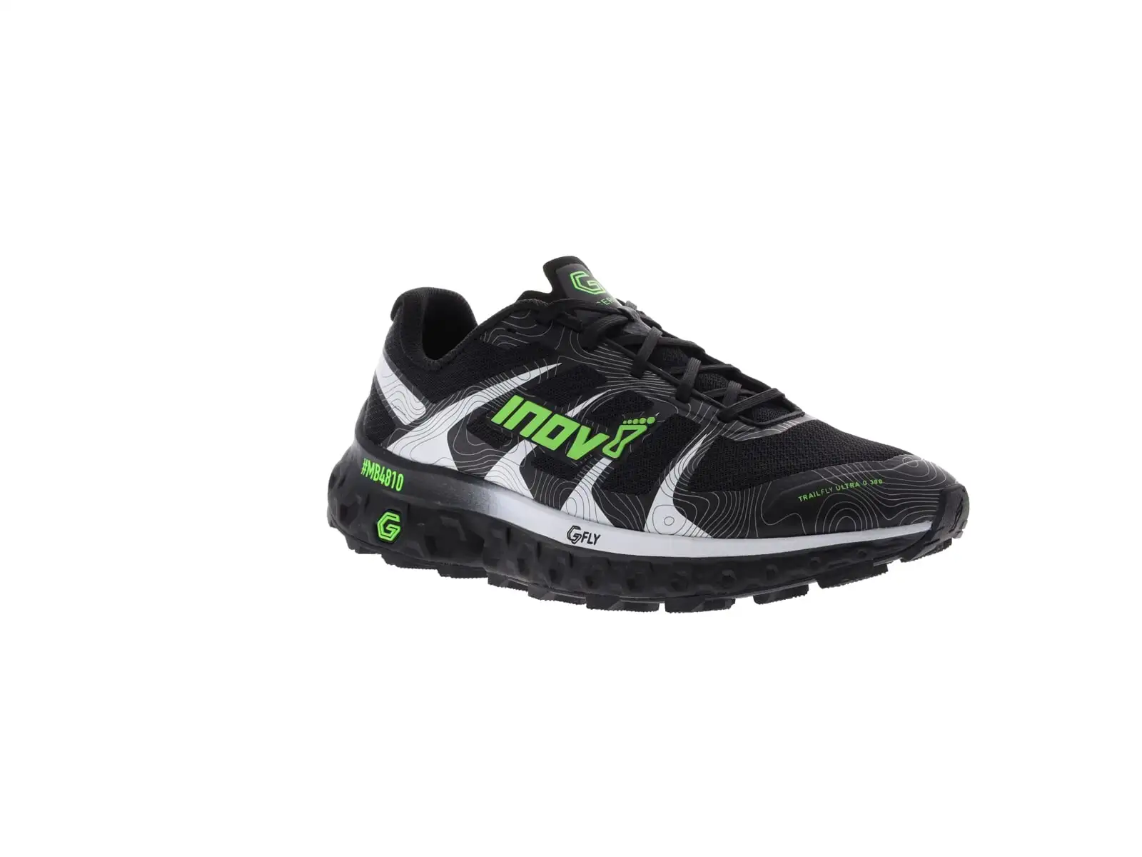 Dámska bežecká obuv Inov-8 Trailfly Ultra G 300 Max black/white/green