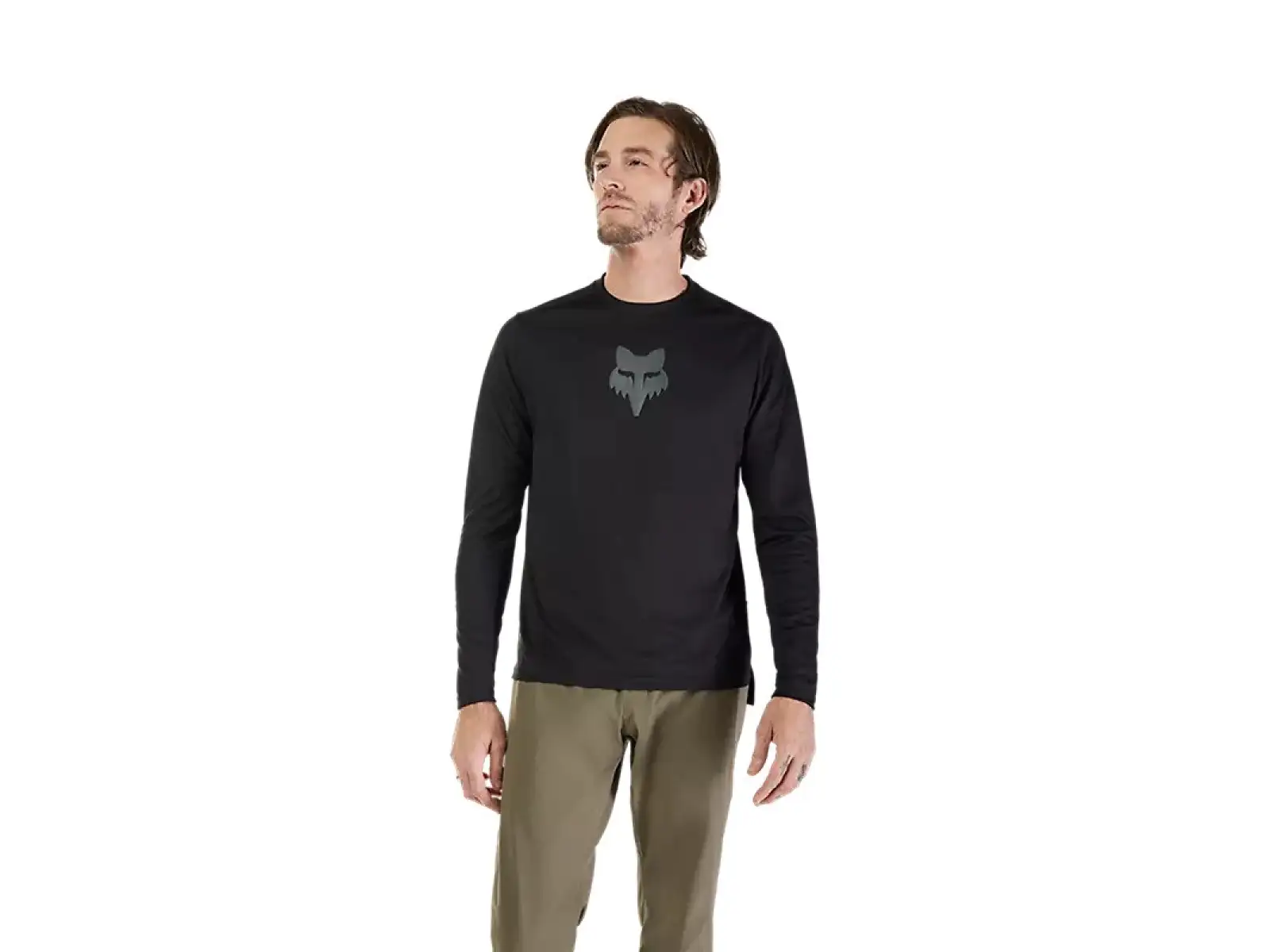 Fox Ranger Fox Head pánsky dres dlhý rukáv Black