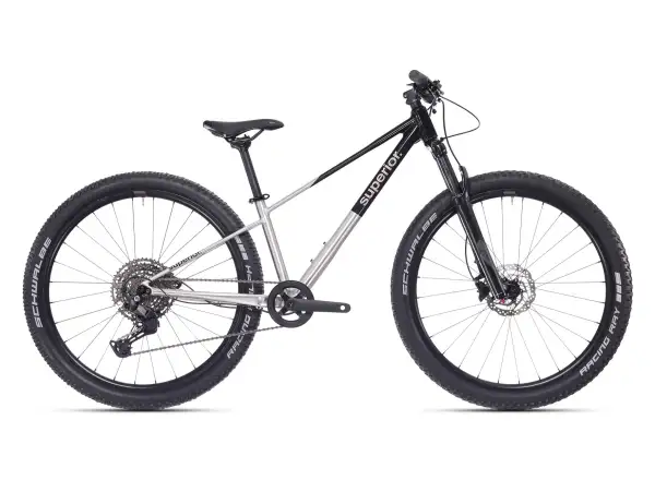 Superior TEAM 27.3 detský bicykel Gloss Brushed Alu / Rainbow Black